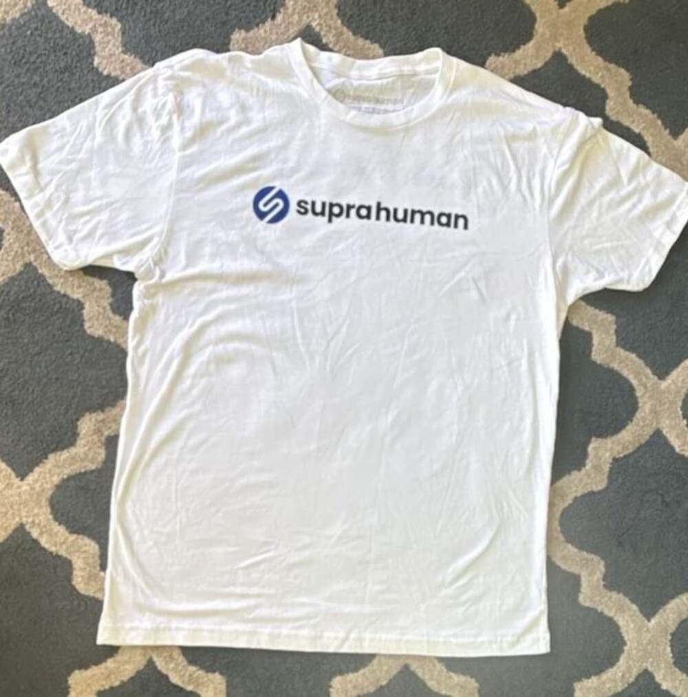 LRG Suprahuman T-Shirt Size L White Go Get What's Yours